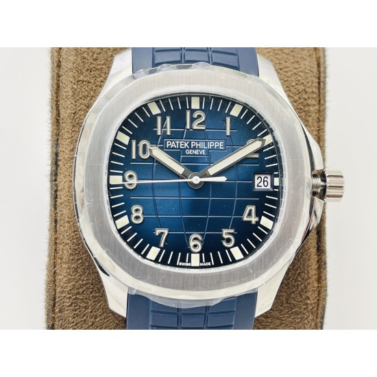 Patek Philippe - Aquanaut Ref.5167 40mm SS/RU Blue PPF 1:1 MY9015 Mod
