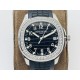 Patek Philippe - Aquanaut Ref.5167 40mm Diamonds SS/RU Black PPF 1:1 MY9015 Mod