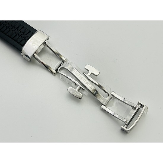 Patek Philippe - Aquanaut Ref.5167 40mm Diamonds SS/RU Black PPF 1:1 MY9015 Mod