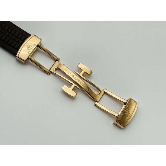 Patek Philippe - Aquanaut Ref.5167 40mm Diamonds RG/RU Black PPF 1:1 MY9015 Mod