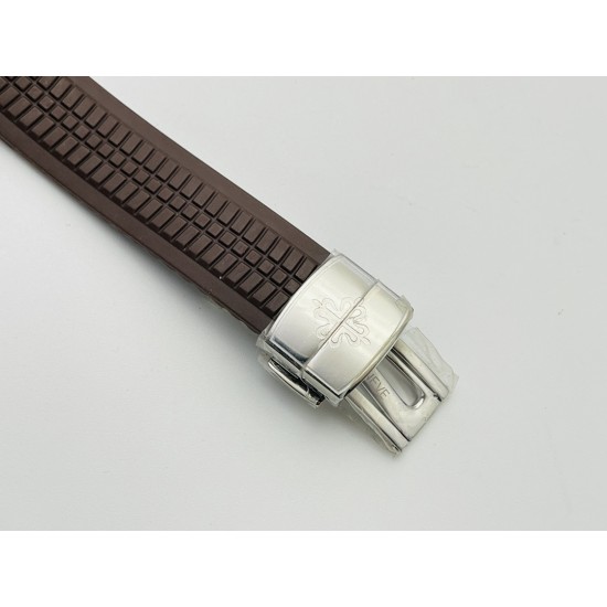 Patek Philippe - Aquanaut Ref.5167 40mm Diamonds SS/RU Brown PPF 1:1 MY9015 Mod