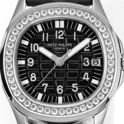 Patek Philippe - Aquanaut Ladies 5068 35.6mm Dia SS/RU Black Dial HIF A324