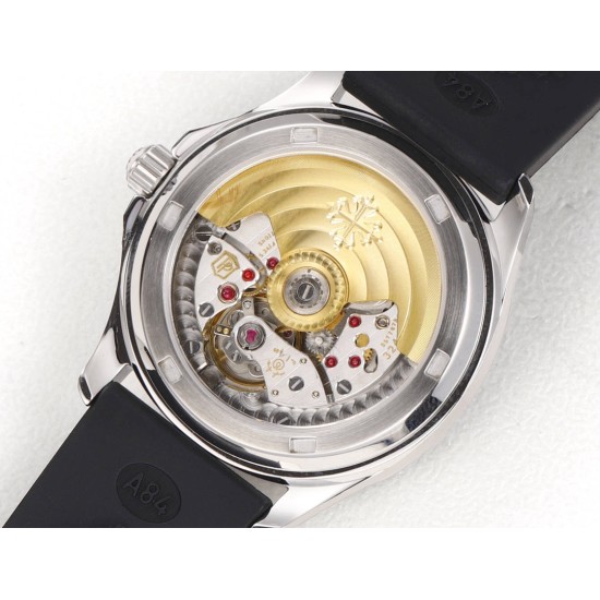 Patek Philippe - Aquanaut Ladies 5068 35.6mm Dia SS/RU Black Dial HIF A324