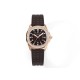 Patek Philippe - Aquanaut Ladies 5068 35.6mm Dia RG/RU Brown Dial HIF A324