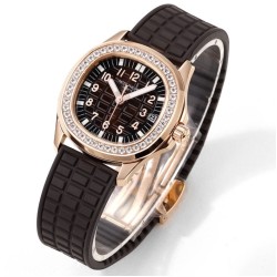 Patek Philippe - Aquanaut Ladies 5068 35.6mm Dia RG/RU Brown Dial HIF A324
