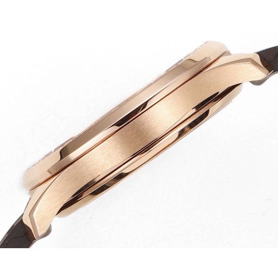 Patek Philippe - Aquanaut Ladies 5068 35.6mm Dia RG/RU Brown Dial HIF A324