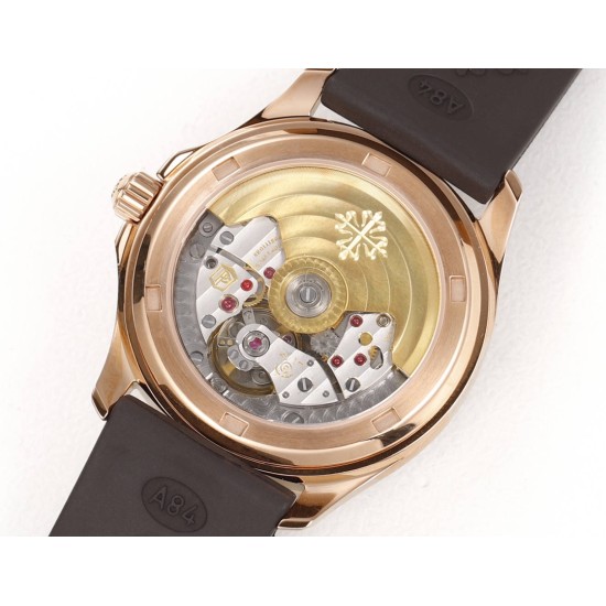 Patek Philippe - Aquanaut Ladies 5068 35.6mm Dia RG/RU Brown Dial HIF A324