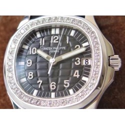 Patek Philippe - Aquanaut Lady 5068 35.6mm SS/RU Black Dial PPF A324