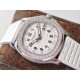 Patek Philippe - Aquanaut Lady 5068 35.6mm SS/RU White Dial PPF A324