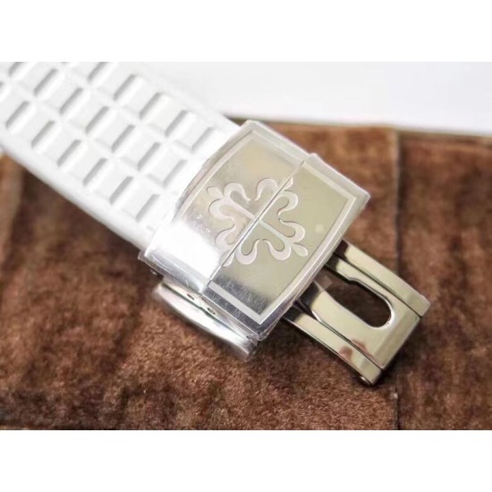 Patek Philippe - Aquanaut Lady 5068 35.6mm SS/RU White Dial PPF A324