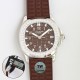 Patek Philippe - Aquanaut Ladies 35.6mm Full Diamond SS/RU Brown TWF A324