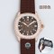Patek Philippe - Aquanaut Ladies 35.6mm Full Diamond RG/RU Brown TWF A324