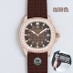 Patek Philippe - Aquanaut Ladies 35.6mm Full Diamond RG/RU Brown TWF A324