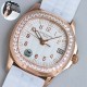 Patek Philippe - Aquanaut Ladies 35.6mm Full Diamond RG/RU White TWF A324