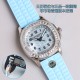 Patek Philippe - Aquanaut Ladies 35.6mm Full Diamond SS/RU Blue TWF A324