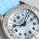 Patek Philippe - Aquanaut Ladies 35.6mm Full Diamond SS/RU Blue TWF A324