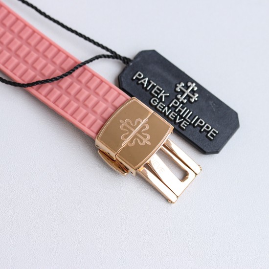 Patek Philippe - Aquanaut Ladies 35.6mm Full Diamond RG/RU Blue TWF A324