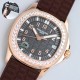 Patek Philippe - Aquanaut Ladies 35.6mm Full Diamond RG/RU Black TWF A324
