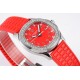 Patek Philippe - Aquanaut Lady 5067A Transparent Diamonds 35.6mm SS/RU Red Dial PPF Quartz