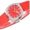 Patek Philippe - Aquanaut Lady 5067A Transparent Diamonds 35.6mm SS/RU Red Dial PPF Quartz