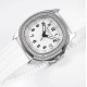 Patek Philippe - Aquanaut Lady 5067A Transparent Diamonds 35.6mm SS/RU White Dial PPF Quartz