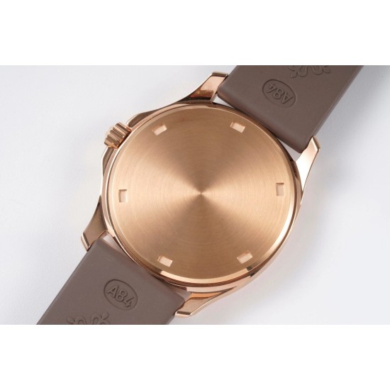 Patek Philippe - Aquanaut Lady 5067A Transparent Diamonds 35.6mm RG/RU Brown Dial PPF Quartz