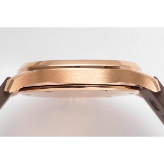 Patek Philippe - Aquanaut Lady 5067A Transparent Diamonds 35.6mm RG/RU Brown Dial PPF Quartz