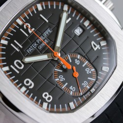 Patek Philippe - Aquanaut Chronograph 5968A-001 42MM SS/RU Black K6F Asian 7750