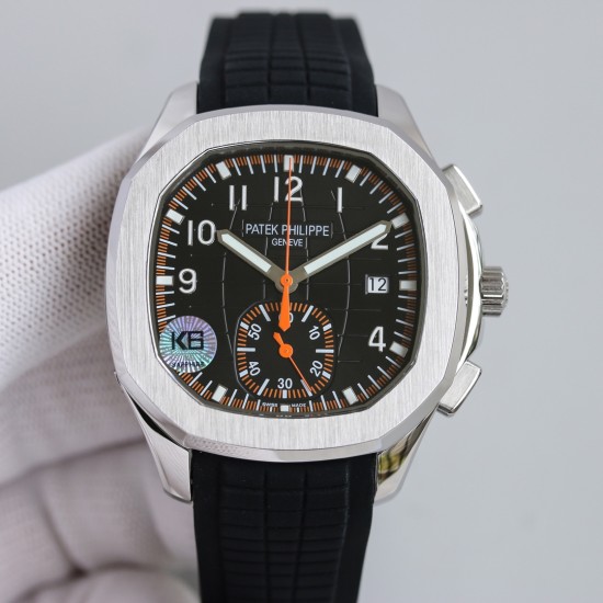 Patek Philippe - Aquanaut Chronograph 5968A-001 42MM SS/RU Black K6F Asian 7750