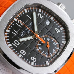 Patek Philippe - Aquanaut Chronograph 5968A-001 42MM SS/RU Black K6F Asian 7750