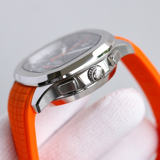 Patek Philippe - Aquanaut Chronograph 5968A-001 42MM SS/RU Black K6F Asian 7750