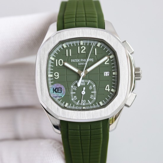 Patek Philippe - Aquanaut Chronograph 5968A-001 42MM SS/RU Green K6F Asian 7750