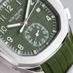 Patek Philippe - Aquanaut Chronograph 5968A-001 42MM SS/RU Green K6F Asian 7750