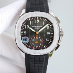 Patek Philippe - Aquanaut Chronograph 5968A-001 42MM SS/RU Grey K6F Asian 7750