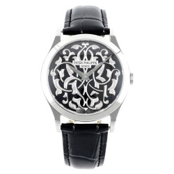 Patek Philippe - Calatrava 38.6mm SS/LE Black/Silver FLF A240(Micro Rotor)