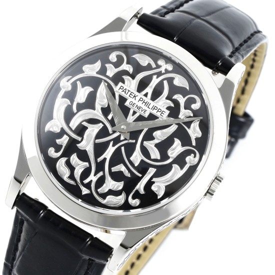 Patek Philippe - Calatrava 38.6mm SS/LE Black/Silver FLF A240(Micro Rotor)