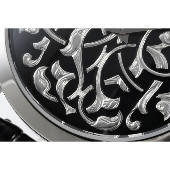 Patek Philippe - Calatrava 38.6mm SS/LE Black/Silver FLF A240(Micro Rotor)