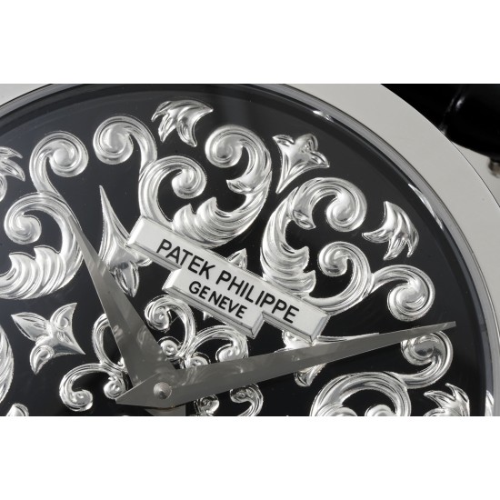 Patek Philippe - Calatrava 38.6mm SS/LE Black/Silver FLF A240(Micro Rotor)