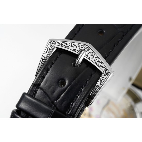 Patek Philippe - Calatrava 38.6mm SS/LE Black/Silver FLF A240(Micro Rotor)