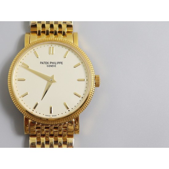 Patek Philippe - Calatrava 5120J 39mm YG/YG White Stk TWF Asia 21J Mod Cal.240