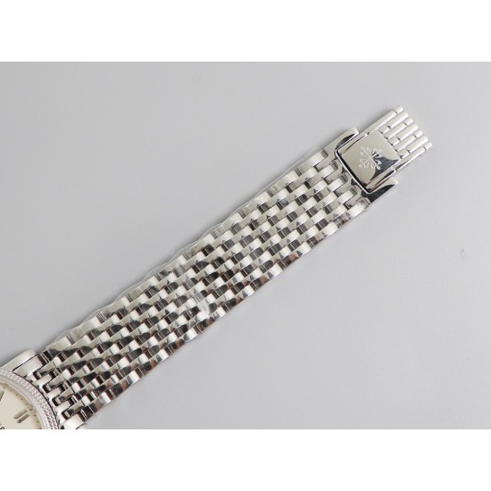 Patek Philippe - Calatrava 5120G 39mm SS/SS White Stk TWF Asia 21J Mod Cal.240