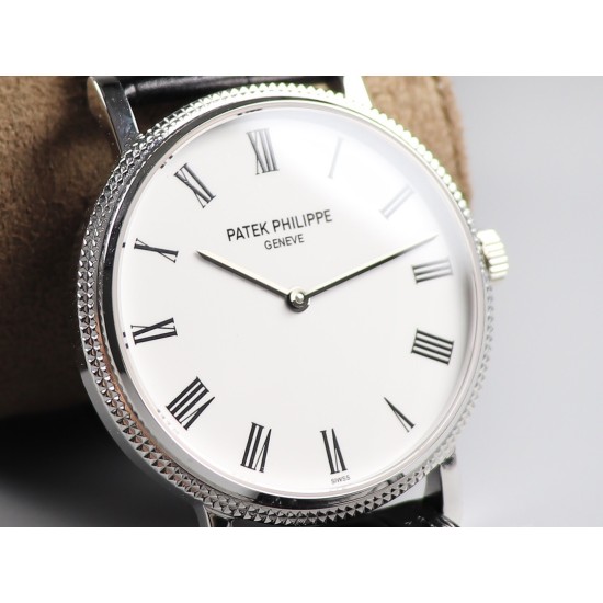 Patek Philippe - Calatrava 5120J 39mm SS/LE White Dial Roman Numeral Markers TWF Asia 21J Mod Cal.240