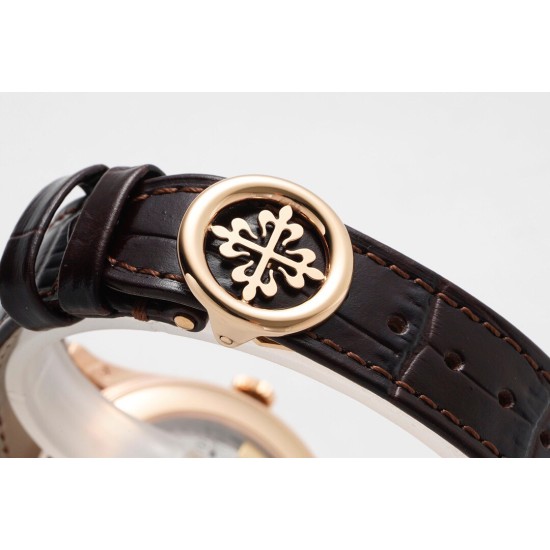 Patek Philippe - Annual Cal. Moonphase Ref.5396 38mm RG/LE Wht/Num ZF A324