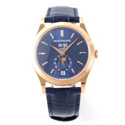 Patek Philippe - Annual Cal. Moonphase Ref.5396 38mm RG/LE Blue/Stk ZF A324