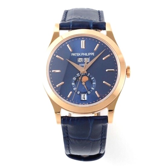 Patek Philippe - Annual Cal. Moonphase Ref.5396 38mm RG/LE Blue/Stk ZF A324