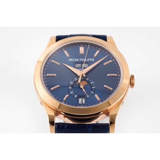Patek Philippe - Annual Cal. Moonphase Ref.5396 38mm RG/LE Blue/Stk ZF A324