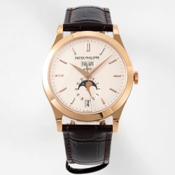 Patek Philippe - Annual Cal. Moonphase Ref.5396 38mm RG/LE Wht/Stk ZF A324