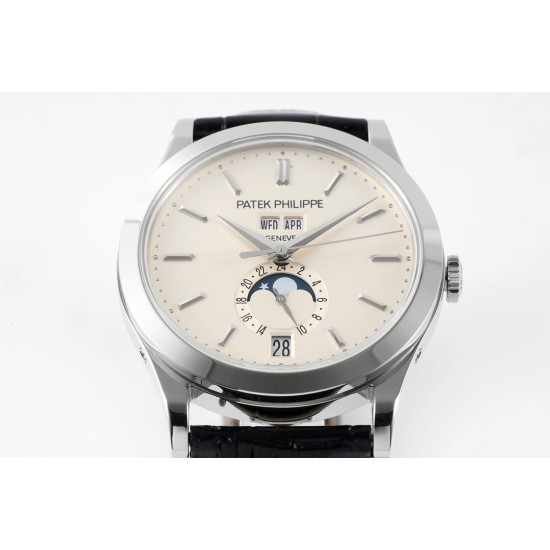 Patek Philippe - Annual Cal. Moonphase Ref.5396 38mm SS/LE Wht/Stk PPF A324