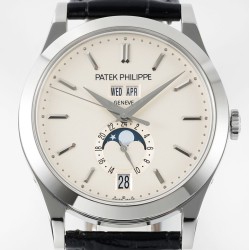 Patek Philippe - Annual Cal. Moonphase Ref.5396 38mm SS/LE Wht/Stk PPF A324