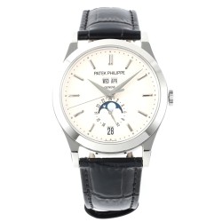Patek Philippe - Annual Cal. Moonphase Ref.5396 38mm SS/LE Wht/Stk PPF A324
